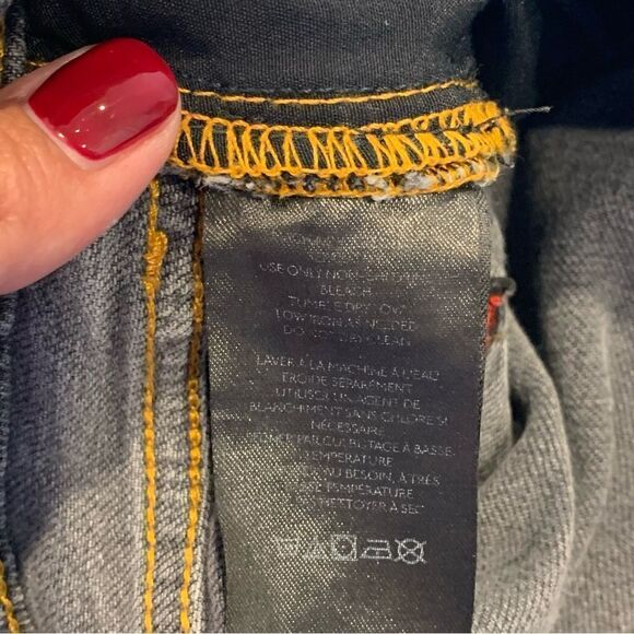 BDG Wide Leg Raw Hem Jeans Charcoal Color Size 29 - Picture 8 of 10